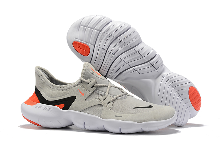 New Women Nike Freen Run 5.0 Grey Black Orange Running Shoes